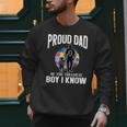 Autism Awareness For Proud Dad Support Autistic Kids Men Sweatshirt