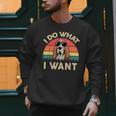 Basset Hound Shirts I Do What I Want Basset Hound Dad Men Sweatshirt