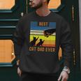 Best Cat Dad Ever Fist Bump For Fur Daddies Men Women Girls Kids Men Sweatshirt