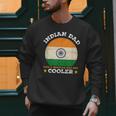 Best Indian Dad Ever Father's Day India Flag Pride Men Sweatshirt