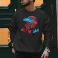 Betta Dad Betta Fish Lover Betta Fish Dad Betta Fish Boy Men Sweatshirt
