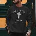 Blessed Dad Christian Men James 1 17 Scripture Quote Cross Men Sweatshirt Blessed Dad Christian Men James 1 17 Scripture Quote Cross Men Sweatshirt