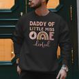Boho Daddy Of Miss Onederful 1st Birthday Girl Cute Small Men Sweatshirt