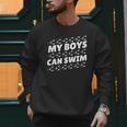 My Boys Can Swim T-Shirt First Time Dad To Be Men Sweatshirt