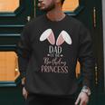 Bunny Dad Of The Birthday Princess Matching Family Men Sweatshirt