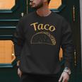 Burrito Taco Taquito Dad Mom Child Baby Matching Family Men Sweatshirt