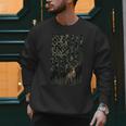 Camo Deer American Flag Graphic Hunting Men Dad Boys Men Sweatshirt
