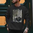 Camo USA Flag Bison Camouflage Hunting Wildlife Hunter Dad Men Sweatshirt Camo USA Flag Bison Camouflage Hunting Wildlife Hunter Dad Men Sweatshirt
