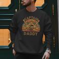 Captain Daddy Pirate Jolly Roger Flag Dad Halloween Men Sweatshirt
