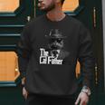 The Catfather Fathersday Best Birthday Cat Dad Men Sweatshirt