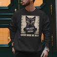 Catnip Made Me Do It Mugshot For Cat Lover Cat Mom Cat Dad Men Sweatshirt