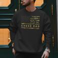 Cheer Dad Camo American Flag Cheerleader Supporter Men Sweatshirt