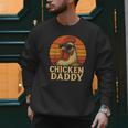 Chicken Daddy Vintage Chicken Dad Farmer Poultry Farmer Men Sweatshirt