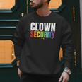 Clown Security Halloween Dad Mom Costume Men Sweatshirt