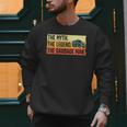 Cool Garbage Man Art For Men Dad Father Garbage Dump Truck Men Sweatshirt Cool Garbage Man Art For Men Dad Father Garbage Dump Truck Men Sweatshirt