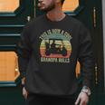 This Is How A Cool Grandpa Rolls Vintage Golf Dad Grandpa Men Sweatshirt
