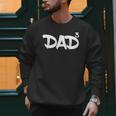 Dad 3 Kids 3rd Pregnancy Announcement Third Baby Tshirt Men Sweatshirt