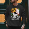 Dad Of Ballers Baseball Soccer Basketball Dad Men Sweatshirt