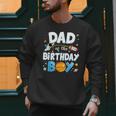 Dad Of The Birthday Boy Astronaut Family Space Planets Men Sweatshirt
