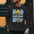 Dad Of The Birthday Boy Blue Dog Family Matching Men Sweatshirt
