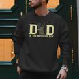 Dad Of The Birthday Boy Deer Hunter Camouflage Flag Men Sweatshirt