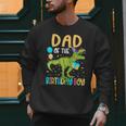 Dad Of The Birthday Boy Family Matching Dinosaur Squad Men Sweatshirt