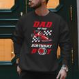 Dad Of The Birthday Boy Pit Crew Race Car Matching Family Men Sweatshirt