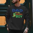 Dad Of The Birthday For Boy Saurus Rex Dinosaur Party Men Sweatshirt