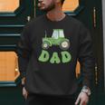 Dad Of The Birthday Boy Tractor Farm Trucks Family Party Men Sweatshirt
