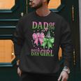 Dad Of The Birthday Girl Coquette Matching Family Party Men Sweatshirt