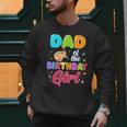 Dad Of The Birthday Girl Painting Art Birthday Girl Family Men Sweatshirt