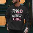 Dad Of The Birthday Girl Shirt Farm Cow Daddy Papa 1st Men Sweatshirt