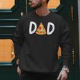 Dad Birthday Pizza 1st Birthday Pizza Family Matching Men Sweatshirt