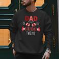 Dad Of The Birthday Twins Ladybug Birthday Family Matching Men Sweatshirt