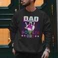 Dad Of The Bowler Girl Matching Family Bowling Birthday Men Sweatshirt