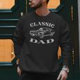 Dad Classic Car Graphic Men Sweatshirt
