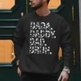 Dad Dada Daddy Bruh Papa Cow Daddy Love Cows Dad Cow Print Men Sweatshirt