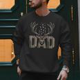 Dad Deer Hunting Camo Father Hunters Buck Camouflage Nature Men Sweatshirt