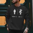 My Dad Is A DJ Disk Jockey DJ T-Shirt Men Sweatshirt My Dad Is A DJ Disk Jockey DJ T-Shirt Men Sweatshirt
