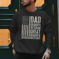 Dad Grandpa Veteran Great Grandpa Men Sweatshirt