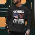 Dad Grandpa Veteran Nothing Scares Patriotic Veterans Day Men Sweatshirt