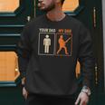 Your Dad My Dad Guitar Guitarist Rock Father's Day Men Sweatshirt