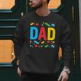 Dad Master Builder Building Bricks Blocks Family Fathers Day Men Sweatshirt