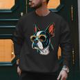Dad Mom Cool Dog Sunglasses Boston Terrier Men Sweatshirt Dad Mom Cool Dog Sunglasses Boston Terrier Men Sweatshirt