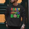 Dad And Mom Daddy Of The Birthday Boy Tee Melon Family Party Men Sweatshirt