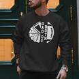 Dad Of Both Proud Football And Cheer Dad Men Sweatshirt