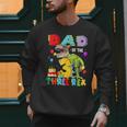 Dad Of The Three Rex 3Rd Birthday Boy Dinosaur T-Rex Men Sweatshirt