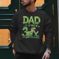 Dad Of The Three Rex Birthday Boy Dinosaur Family Matching Men Sweatshirt