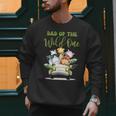 Dad Of The Wild One 1st Birthday Safari Family Matching Men Sweatshirt