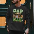 Dad Of The Wild One Birthday Family Matching Party Decor Men Sweatshirt